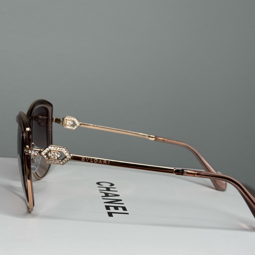 Bvlgary BV6128B Sunglasses by Bvlgary Shape: Square / Oversized, Material: Met - Picture 9 of 15